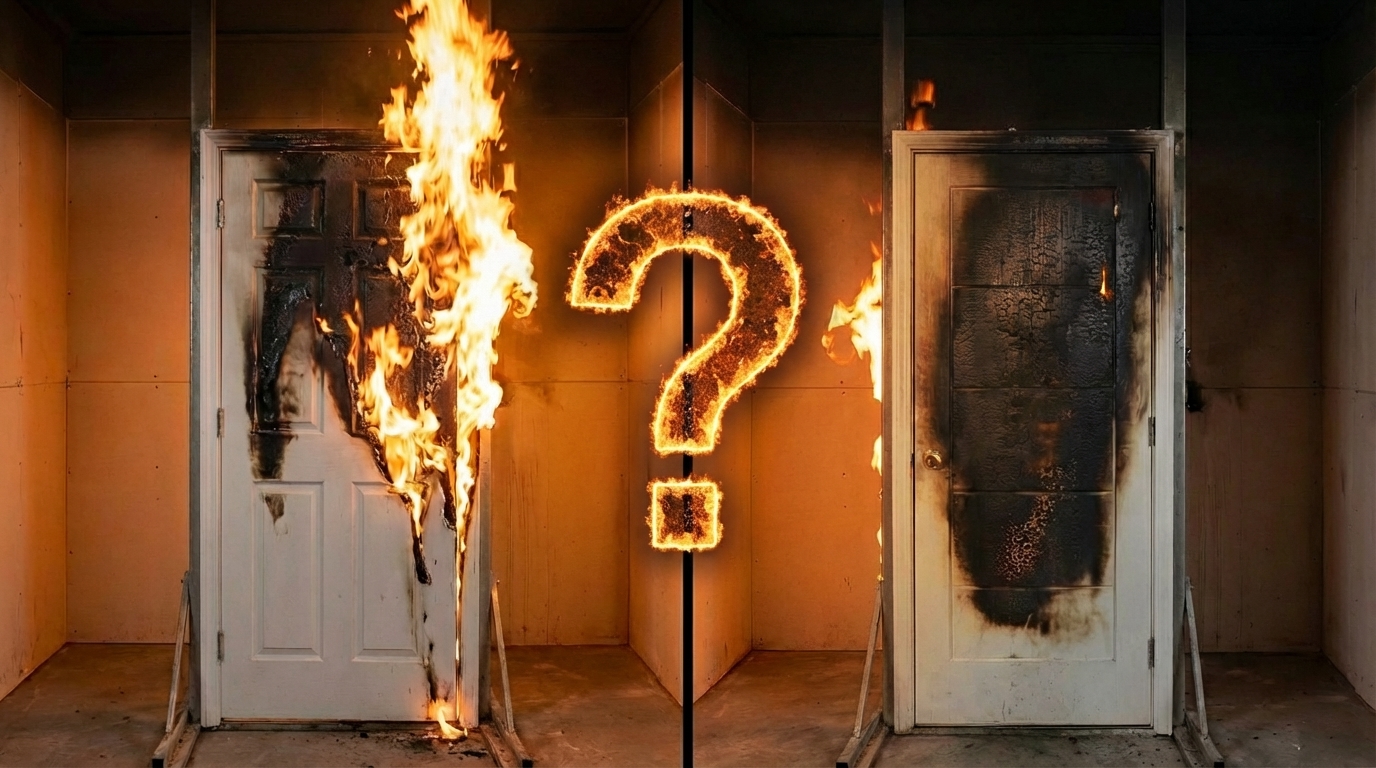 Cửa Nhựa Có Chống Cháy Không? Sự Thật Nhiều Người Đang Hiểu Sai